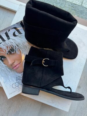 Sandalia Romana Chloe - Negro