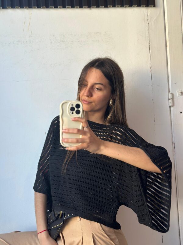 Sweater Hilo Dot - Negro - Imagen 2