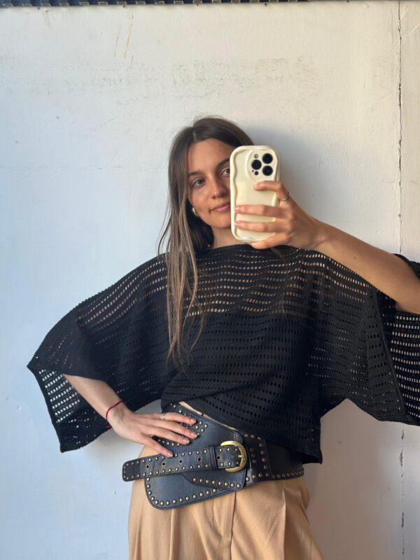 Sweater Hilo Dot - Negro - Imagen 4