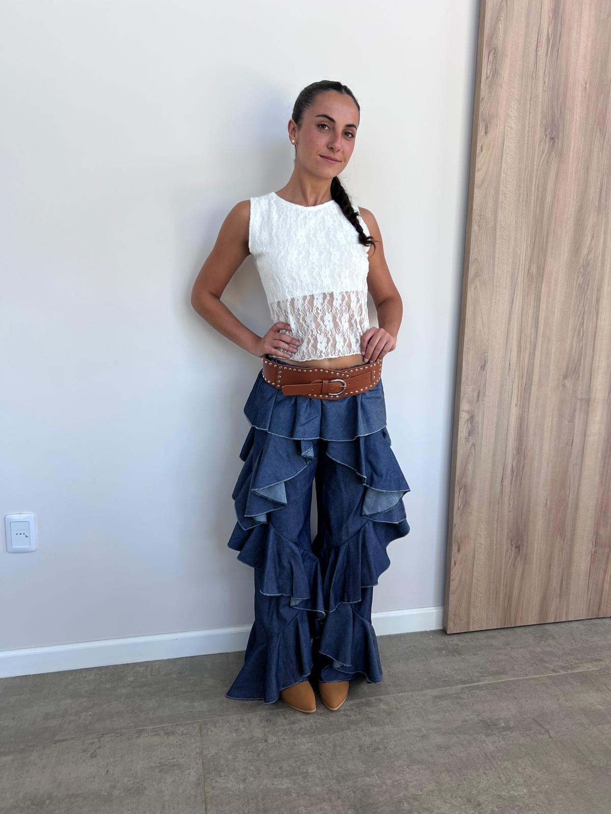 Pantalon Denim Kendra Santorini - Imagen 2