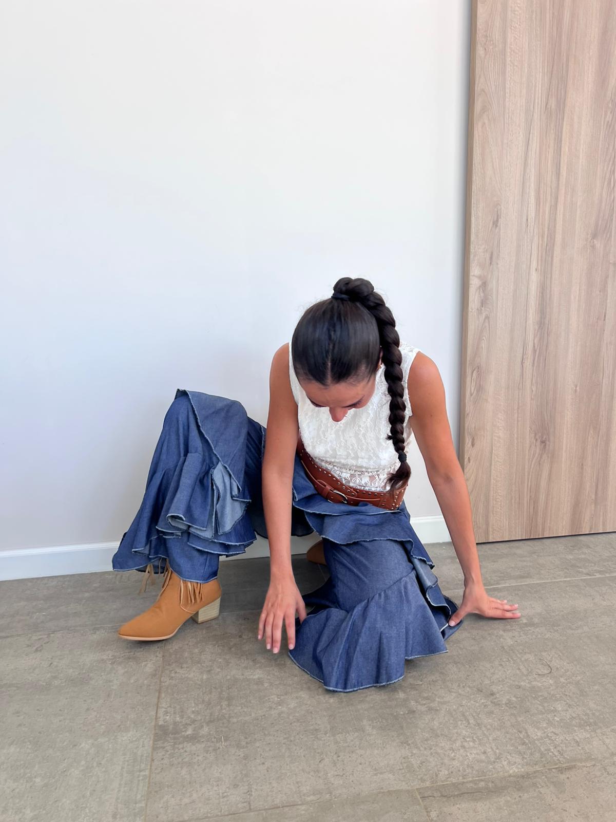 Pantalon Denim Kendra Santorini - Imagen 7