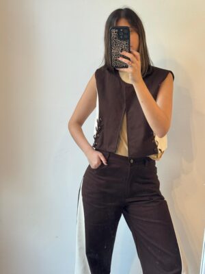 Chaleco Kendra Indiana - Choco