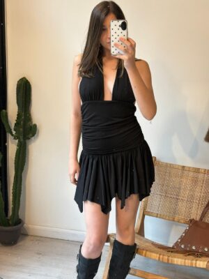 Vestido Vichy - Negro