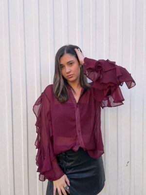 Blusa Hanna - Bordo