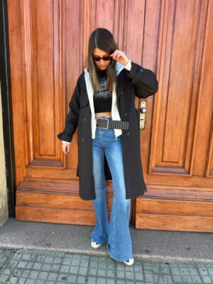 Trench Mastra - Negro