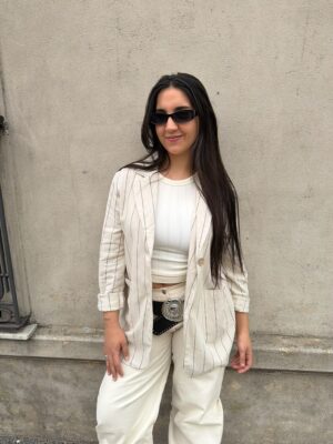 Blazer Lino - Rayas